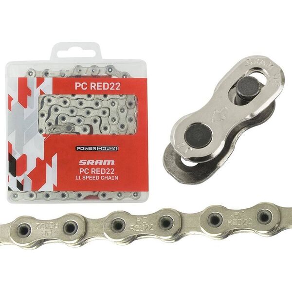 Sram Łańcuch Sram PC Red22 Hollow Pin, 114 ogniw 11rz, spinka PowerLock