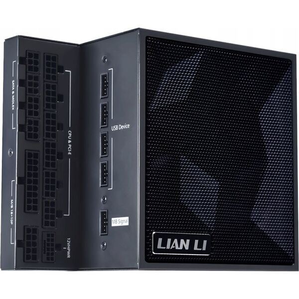 Zasilacz serwerowy Lian Li Lian Li EDGE EG1300 80 PLUS Platinum Netzteil, PCIe 5.1, ATX 3.1 - 1300 Watt, schwarz