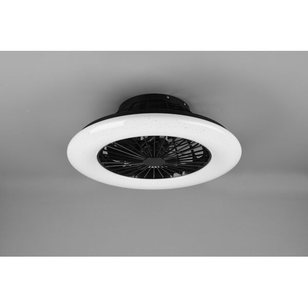 Wentylator Trio RL Wentylator sufitowy z lampą LED STRALSUND R62522132 czarny