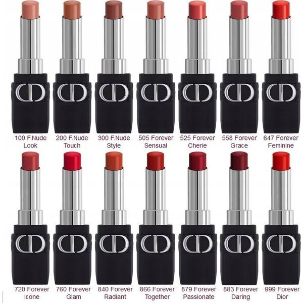 Dior Ilgai išliekantis lūpdažis Dior Rouge Dior Forever, 100 Forever Nude Look, 3.2 g