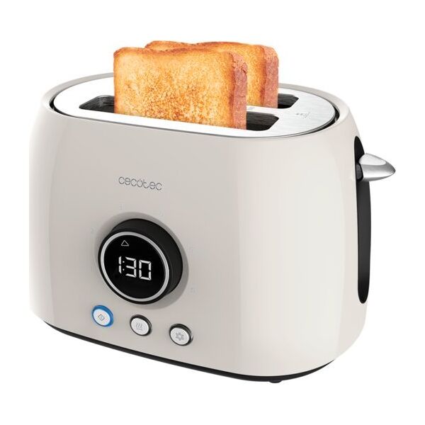 Toster cyfrowy podwójny ClassicToast 8000 Beige Duble Cecotec Beżowy 800W