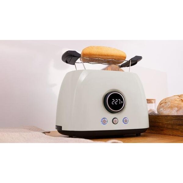 Toster cyfrowy podwójny ClassicToast 8000 Beige Duble Cecotec Beżowy 800W