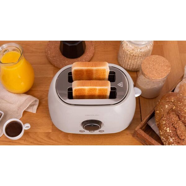 Toster cyfrowy podwójny ClassicToast 8000 Beige Duble Cecotec Beżowy 800W