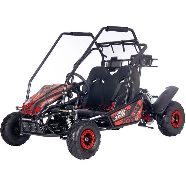 Pojazd BUGGY Spalinowy LUCKY SEVEN LIFT Czerwony EDUKAMP