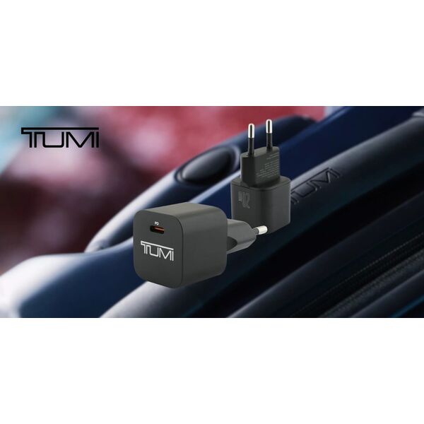 Ładowarka sieciowa TUMI Smart Power 20W  USB-C czarny