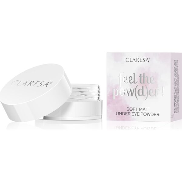 Claresa CLARESA Puder sypki pod oczy Feel The Pow(D)er! nr 01 white 6g