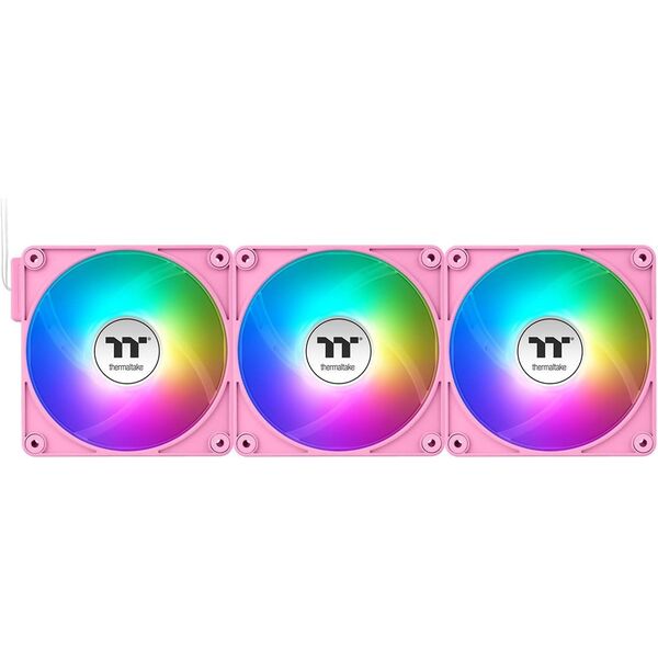 Thermaltake CT140 EX Reverse Fan Pink 3 Pack ARGB Sync