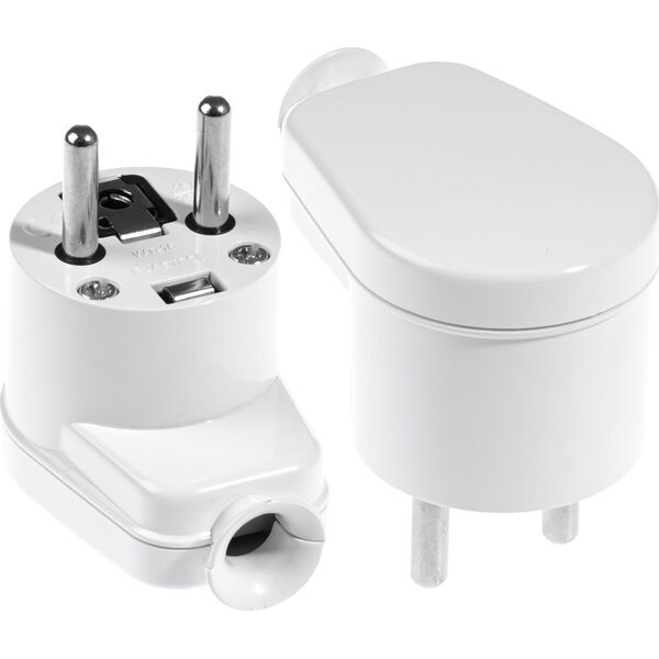 Opal Wtyczka kątowa rozbieralna WT-16 2P+Z 16A biała