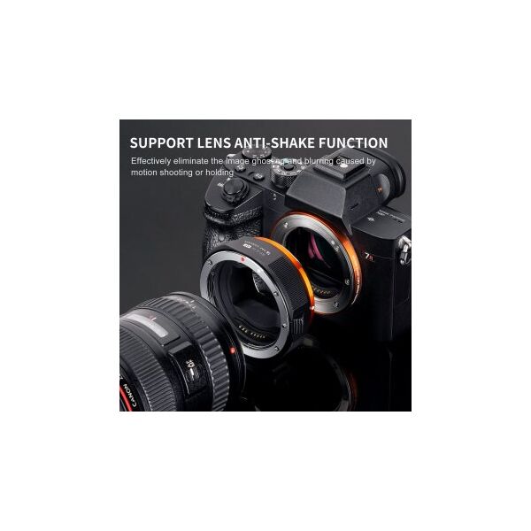 Adapter bagnetowy K&F Concept EF-E IV - Canon EF / Sony E