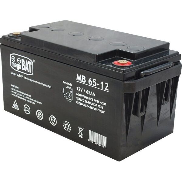 MPL Power Akumulator VRLA MB 65-12 (350/166/174mm)