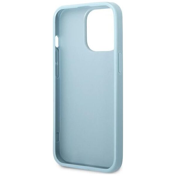 Guess Guess GUHCP13LPS4MB iPhone 13 Pro / 13 6,1" niebieski/blue hardcase Saffiano 4G Small Metal Logo NoSize