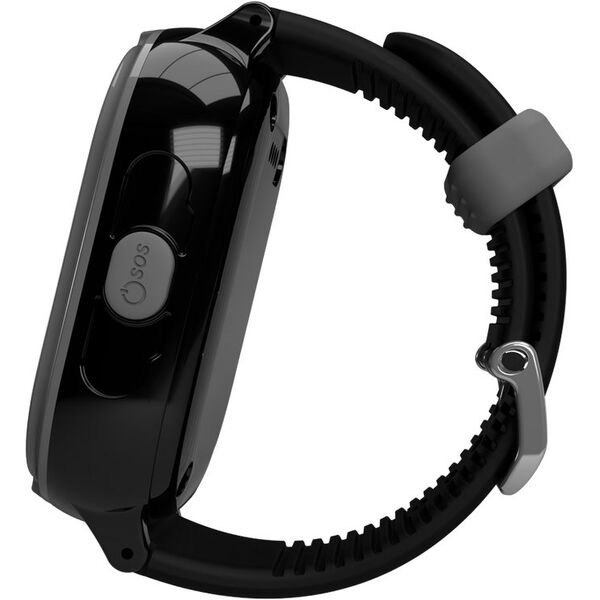 MyKi Watch 4 Lite Black z paskiem Rubber Band Black Grade AB BOX standard