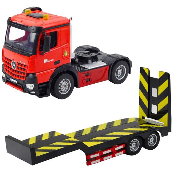 Zestaw Laweta Zdalnie Sterowana  RC Auto Sportowe Osobowe Czerwone 1:16
