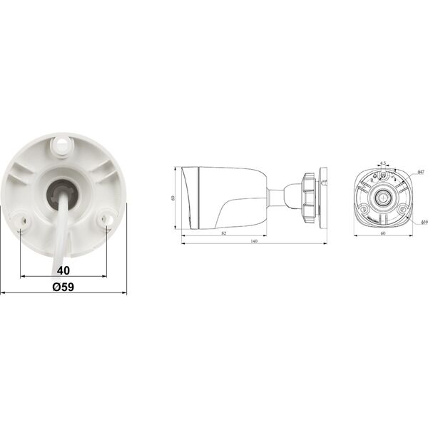 KAMERA IP TC-C321N SPEC:AK/I3W/E/Y/2.8MM/V2.0 Analog Killer - 1080p 2.8mm TIANDY