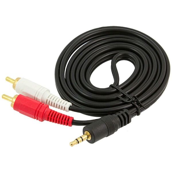 AK233A Kabel jack 3,5mm-2xrca cinch       1,25m
