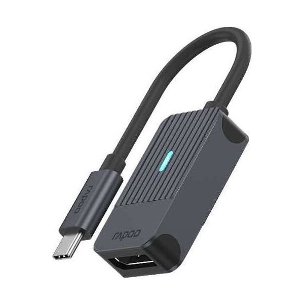 Adapter USB Rapoo UCA-1005 USB-C - DisplayPort Szary  (002176860000)
