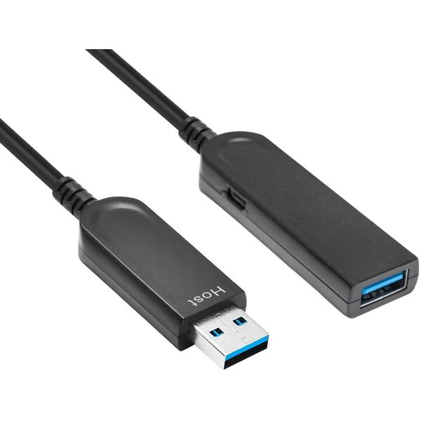 Kabel USB MicroConnect Premium Optic fiber USB 20m,
