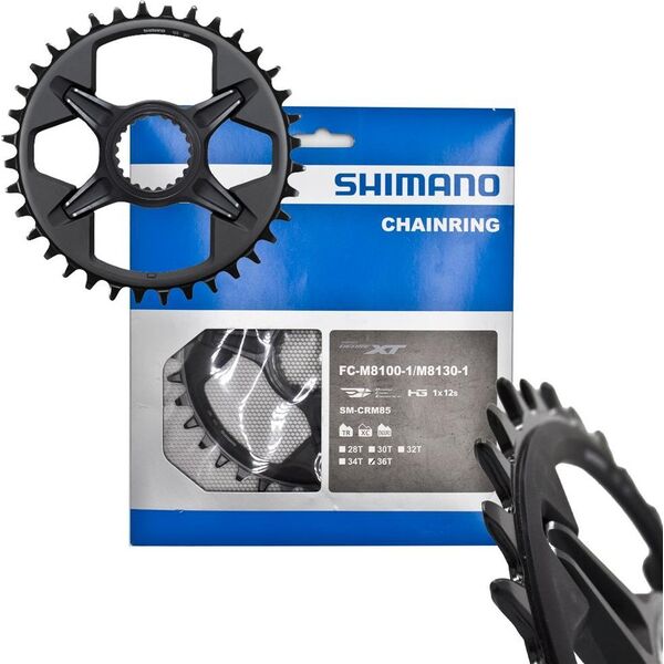 Shimano Tarcza mechanizmu korbowego Shimano SM-CRM85 Deore XT, 12 rzędów, 36 zębów