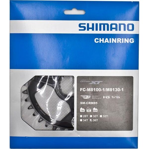 Shimano Tarcza mechanizmu korbowego Shimano SM-CRM85 Deore XT, 12 rzędów, 36 zębów