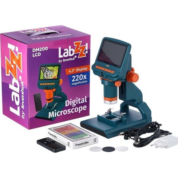 Mikroskop Levenhuk Mikroskop cyfrowy Levenhuk LabZZ DM200 LCD