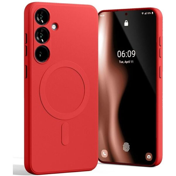 Mercury MagSafe Semi-Silicone Sam S25+   S936 czerwony /red