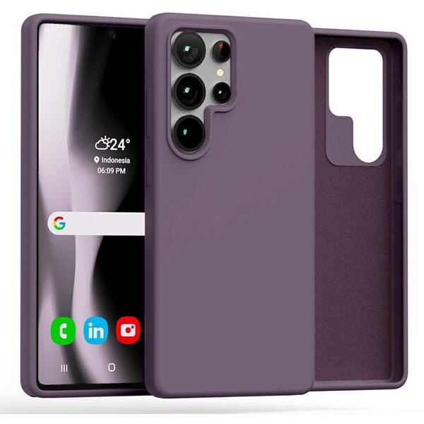 Mercury Silicone Sam S25 Ultra S938      fioletowy /purple