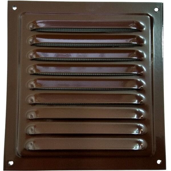 Μεταλλική γρίλια εξαερισμού MVM250SR, 250 x 250 mm, καφέ.