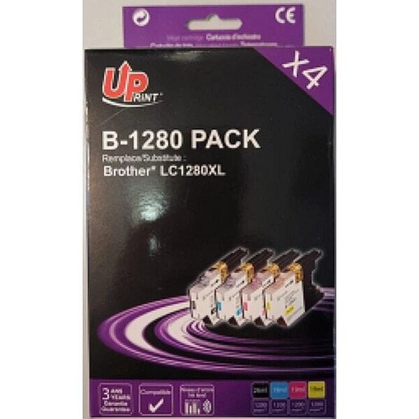 UPrint Brother LC-1280 4PACK BK C M Y