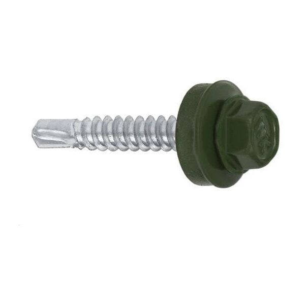 ΒΙΔΑ ΑΥΤΟΤΡΥΠΑΝΗ 4,8X35 ΞΥΛΟ+EPMD RAL6020 10ΤΜΧ