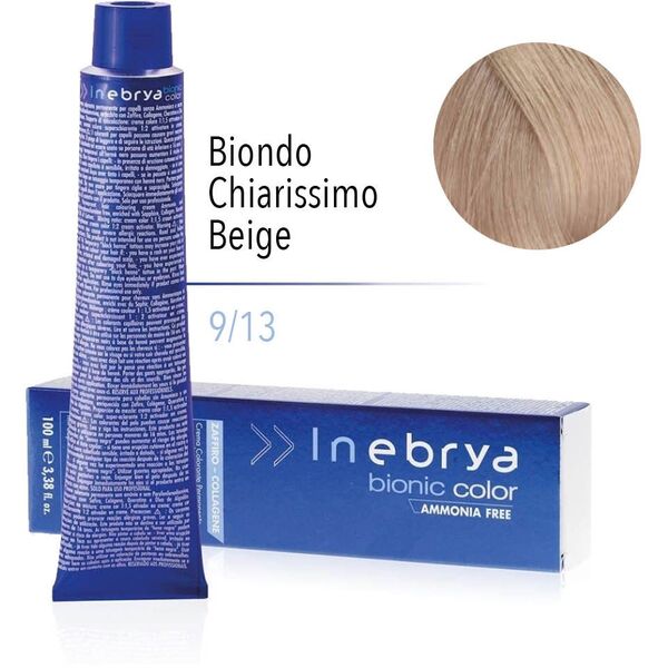 Inebrya Bionic Color Μπεζ (9/13 Πολύ Ανοιχτό Ξανθό Μπεζ) 100 ml