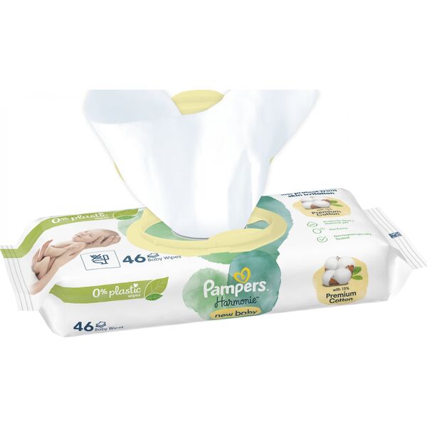 Drėgnos servetėlės Pampers Harmonie New Baby, 414 vnt.
