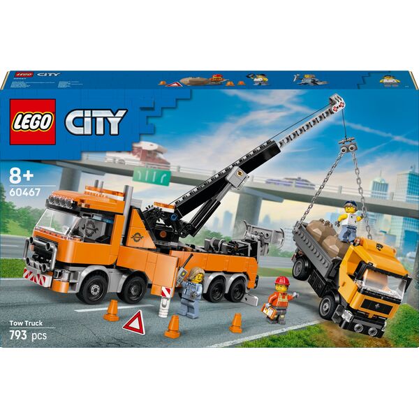 LEGO City 60467 Heavy Duty Tow Truck with Crane