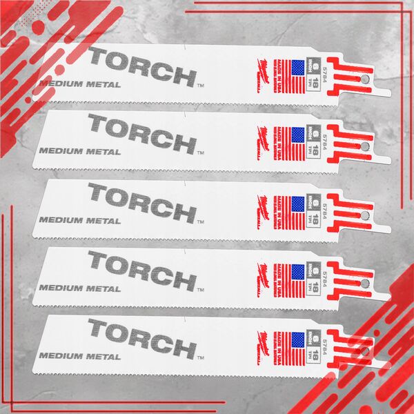 MILWAUKEE Πριονόλαμα TORCH BIMETAL 150mm/18T /5τεμ.