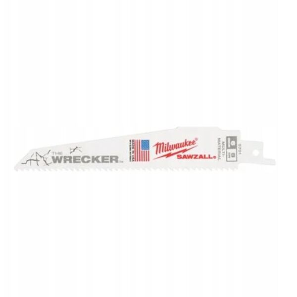 MILWAUKEE Πριονόλαμα WRECKER 150mm 7/11T /5τμχ.