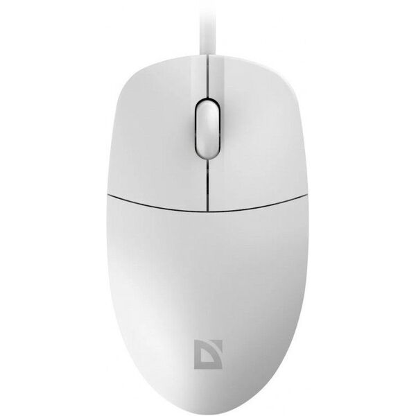 Mysz przewodowa AZORA MB-241 1200 DPI biała podświetlenie Defender