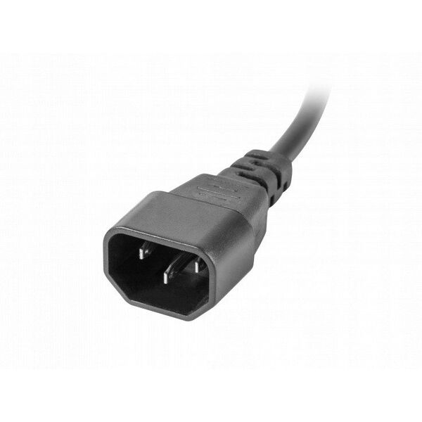 ΡΑΓΑ ΖΕΥΞΗΣ ΡΑΚ PDU 19" LANBERG 1U 16A 6X SCHUKO 2M ΜΑΥΡΗ C14
