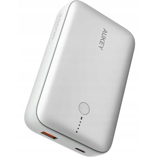 Φορητός φορτιστής Aukey Spark Mini 20000mAh 20W USB-C/USB-A λευκό