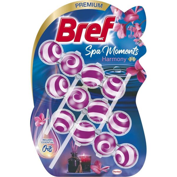 Καθαριστικό WC - Φρέσκο Bref Spa Mom Har 3x50g