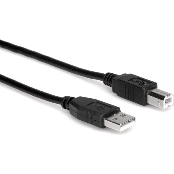 Kabel USB Hosa USB-A - USB-B 0.91 m Czarny (USB-203AB)
