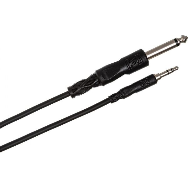 Kabel Hosa Jack 3.5mm - Jack 6.3mm 1.52m czarny (CMP-105)