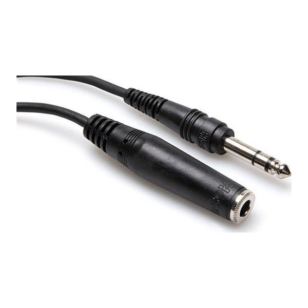 Kabel Hosa Jack 6.3mm  - Jack 6.3mm 3.05m czarny (HPE-310)