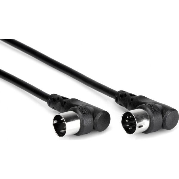 Kabel Hosa Hosa - Kabel MIDI kątowy 1.5m czarny