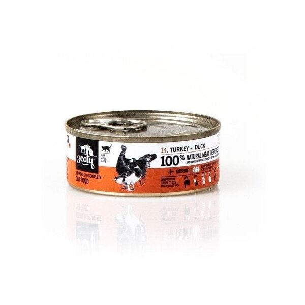 3Coty TURKEY + DUCK for Adult cats 80g