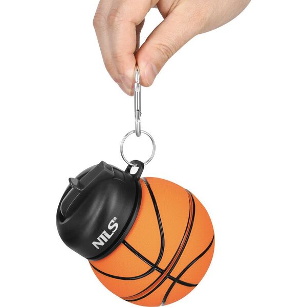 NILS NC4104 KUBEK SILIKONOWY SKŁADANY 550 ML BASKETBALL