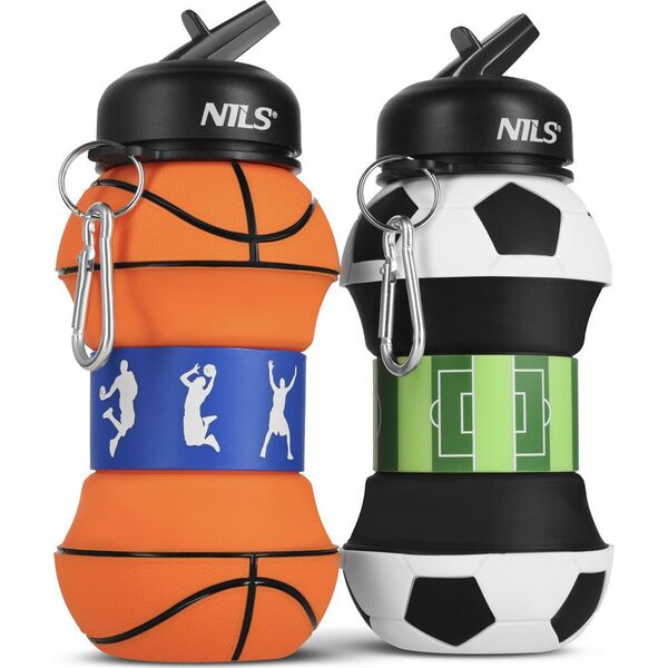NILS NC4104 Πτυσσόμενο Σιλικόνης Κύπελλο 550 ML Ποδόσφαιρο
