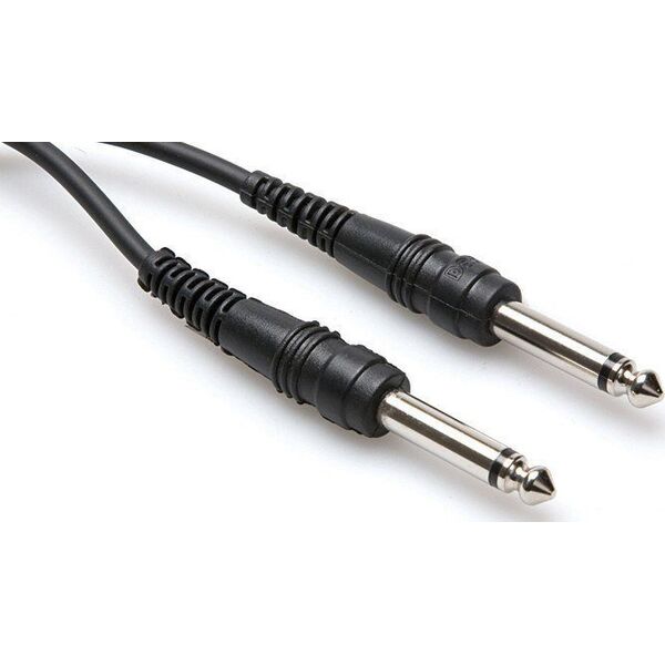 Kabel Hosa Jack 6.3mm  - Jack 6.3mm 0.91m czarny (CPP-103)