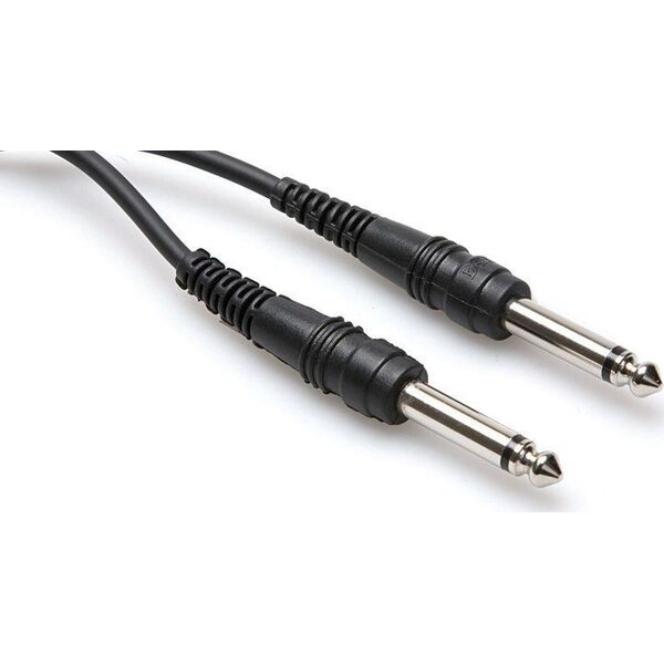 Kabel Hosa Jack 6.3mm  - Jack 6.3mm 3.05m czarny (CPP-110)