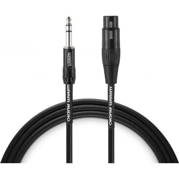 Kabel WARM AUDIO Warm Audio - Kabel Interconnect PRO XLRf - TRSm 1.8m