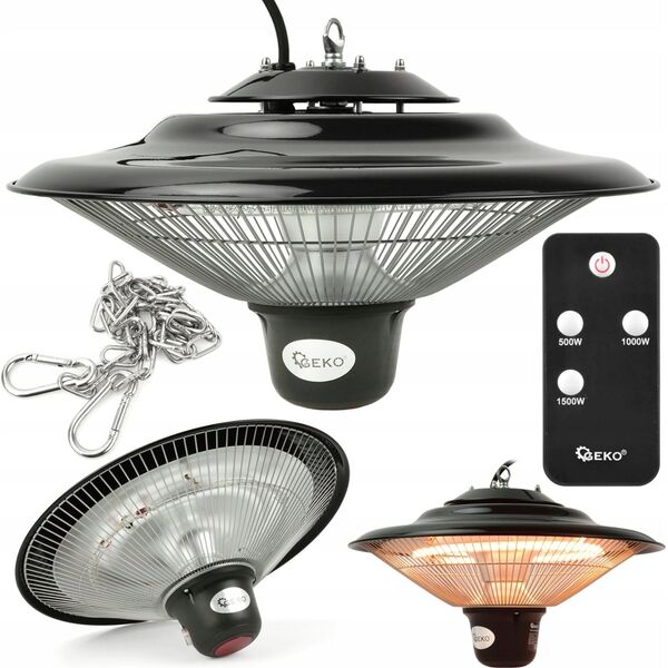 Geko Lampa – promiennik na podczerwień z pilotem 1500W (1)