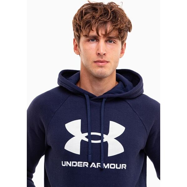 Under Armour Bluza męska Under Armour Rival Fleece Logo HD granatowa 1379758 410 S